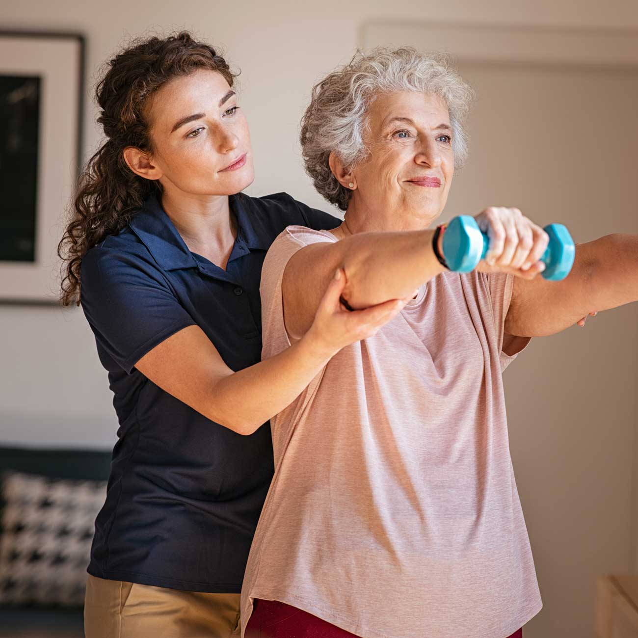 Home physical therapy in Southern California.